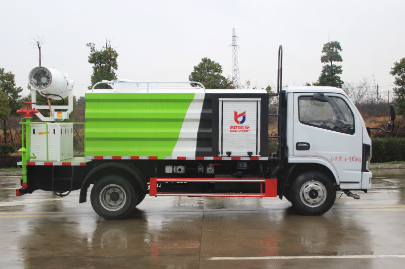 Dongfeng D6 - Blue Plate - Maxus Tank - Dust Suppression Truck (Square Tank) 7 cubic meters (Mist Cannon 30–40 meters)