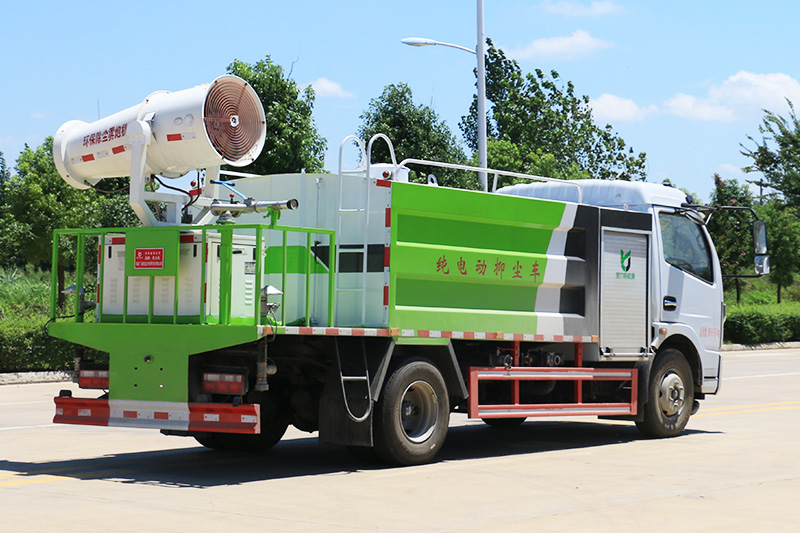 All-Electric Multi-Function Dust Suppression Truck (Square Tank) 6.5 cubic meters (Mist Cannon Range: 30–40 meters)