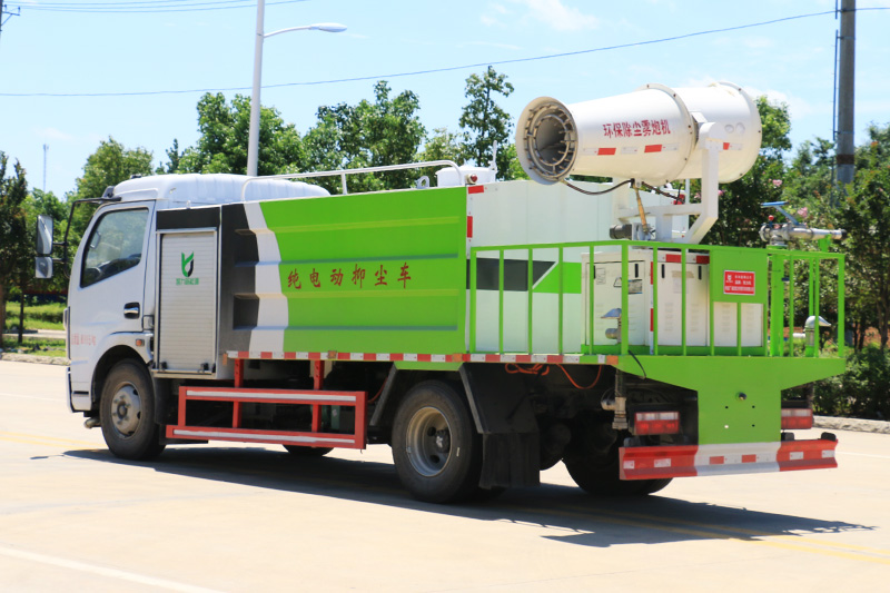 All-Electric Multi-Function Dust Suppression Truck (Square Tank) 6.5 cubic meters (Mist Cannon Range: 30–40 meters)