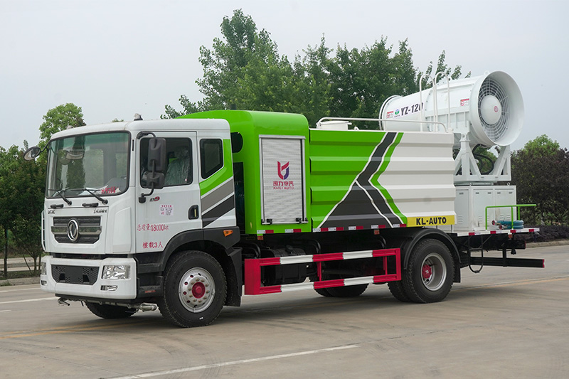 Dongfeng D9 Dust Suppression Truck (Square Tank) 11.5 cubic meters (Mist Cannon 30–100 meters)
