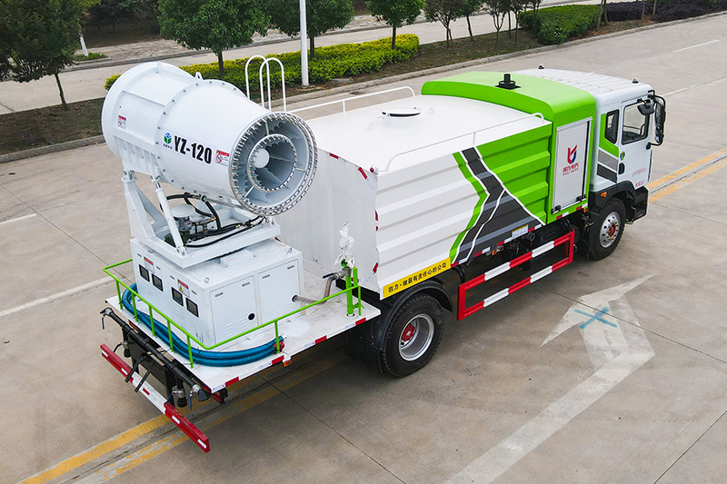Dongfeng D9 Dust Suppression Truck (Square Tank) 11.5 cubic meters (Mist Cannon 30–100 meters)
