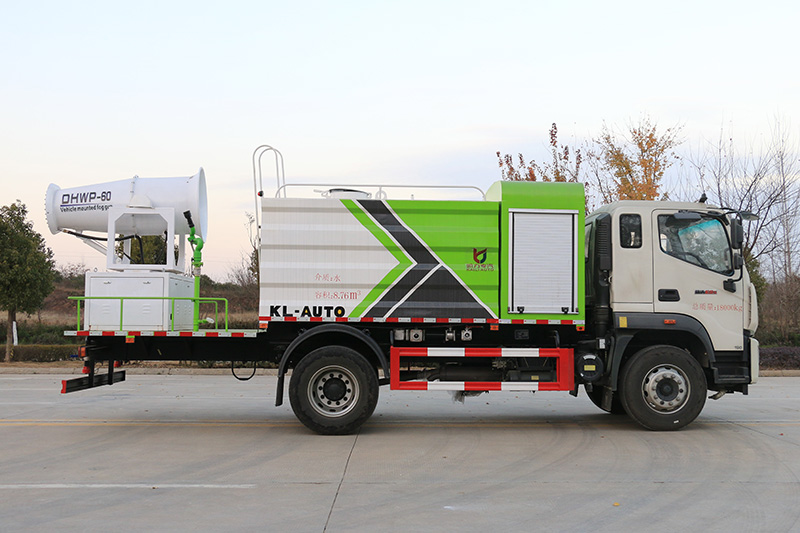 Foton Ruivo ES7 Dust Suppression Truck (Square Tank) 11.5 cubic meters (Mist Cannon 30–100 meters)