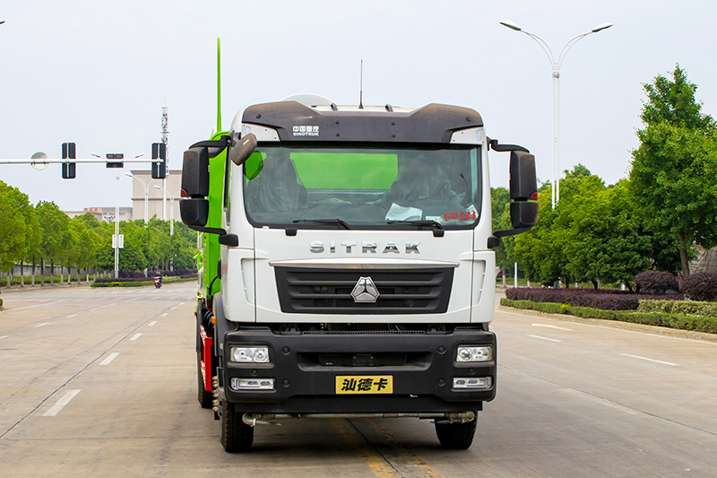 Sinotruk Shandong Ka Single-Axle Dust Suppression Truck (Square Tank) 11.5 cubic meters (Mist Cannon 30–100 meters)