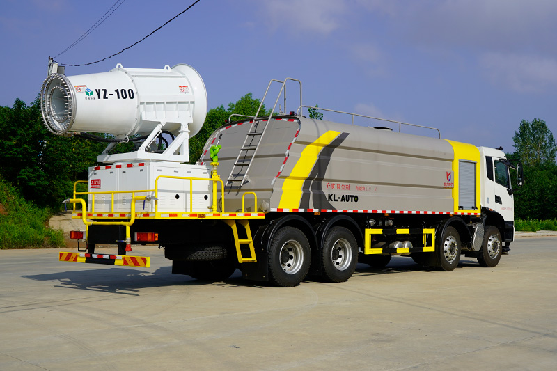 Dongfeng Tianjin 4x2 Dust Suppression Truck (Wedge-shaped Tank) (Mist Cannon 80–120 m) 22 cubic meters