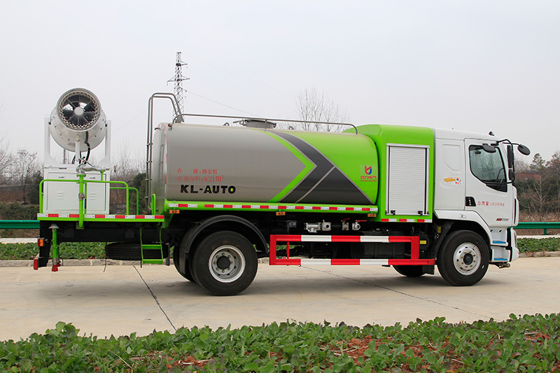 Dongfeng Liuzhou Motor Dust Suppression Truck (Round Tank) 11.5 cubic meters (Mist Cannon 30–100 meters)