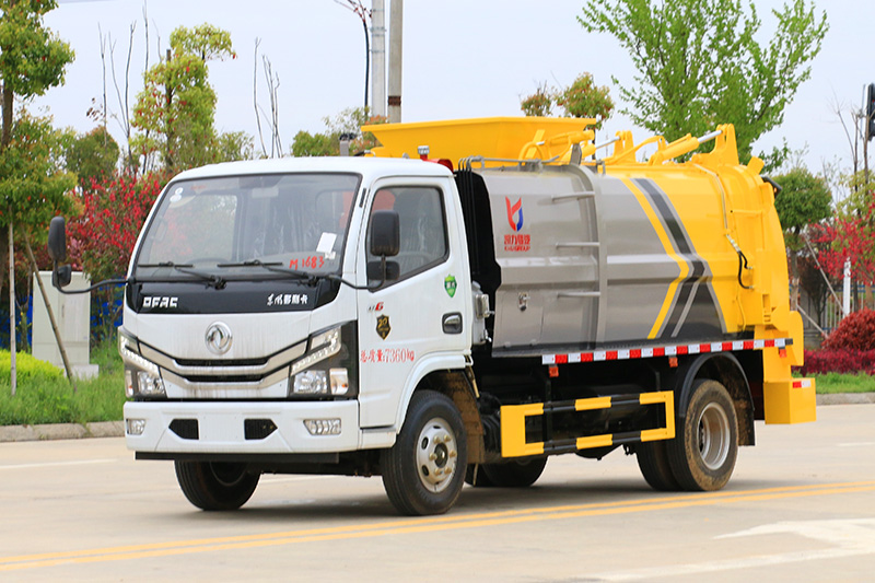 Dongfeng Xiaodolika Food Waste Collection Truck, 6-cubic-meter Tank