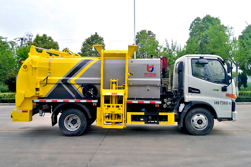 JAC Junling V3 Food Waste Collection Truck, 6 cubic meters – Square Tank