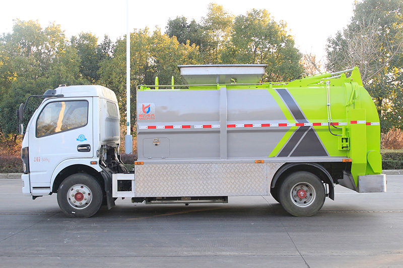 Capte All-Electric Food Waste Collection Truck, 8-cubic-meter Tank