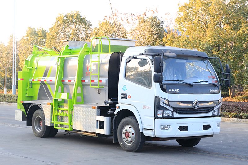 Capte All-Electric Food Waste Collection Truck, 8-cubic-meter Tank
