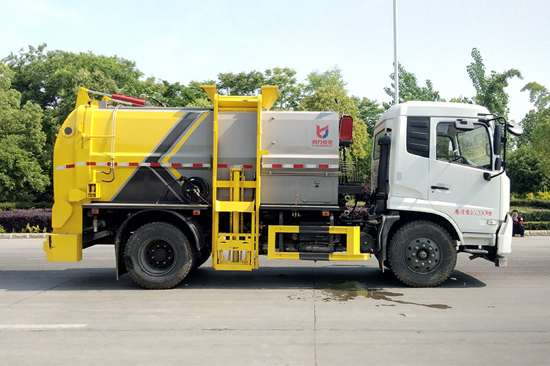 Dongfeng Tianjin Food Waste Collection Truck, 9.5-cubic-meter Tank