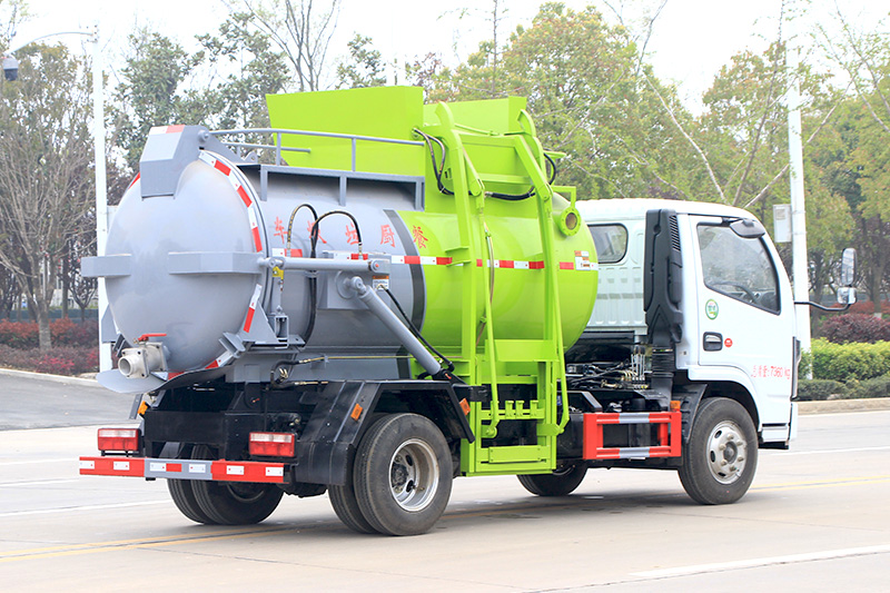 Dongfeng Xiaodolika Food Waste Collection Truck, 4.5 cubic meters – Round Tank