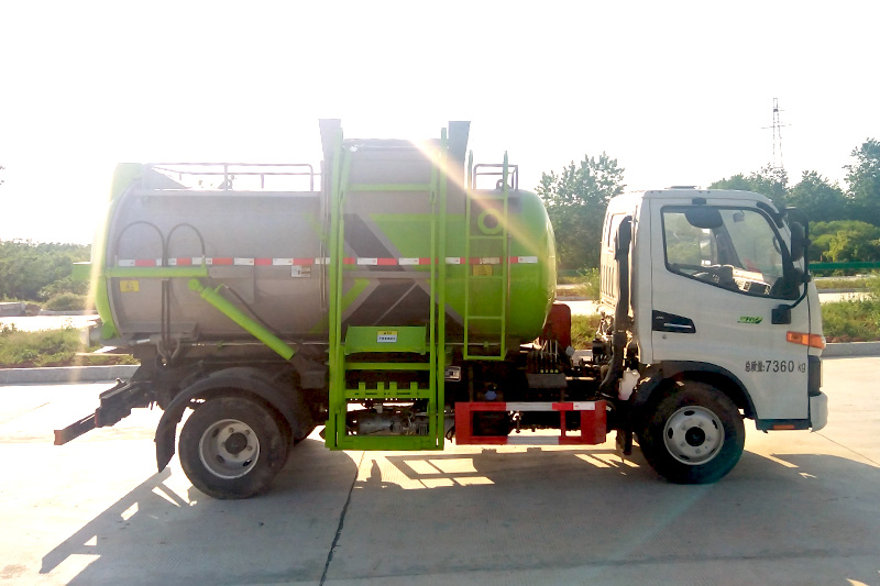 JAC Junling V3 Food Waste Collection Truck, 4.5 cubic meters – Round Tank