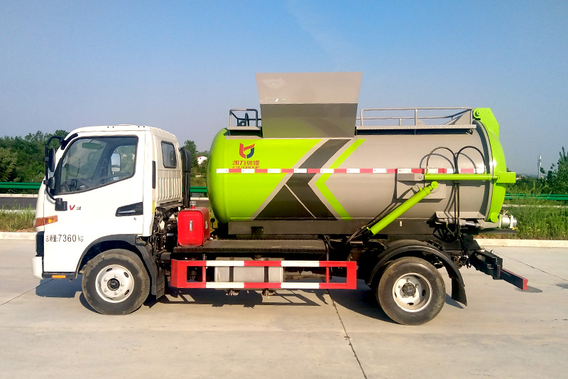 JAC Junling V3 Food Waste Collection Truck, 4.5 cubic meters – Round Tank