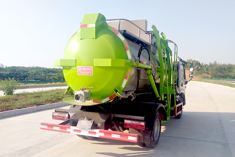 JAC Junling V3 Food Waste Collection Truck, 4.5 cubic meters – Round Tank