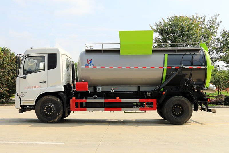 Dongfeng Tianjin 12-cubic-meter Food Waste Collection Truck (4700) 12 cubic meters, round tank