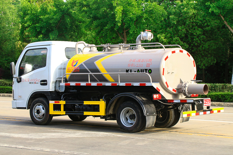 Yuejin Septic Tank Truck, 3 cubic meters