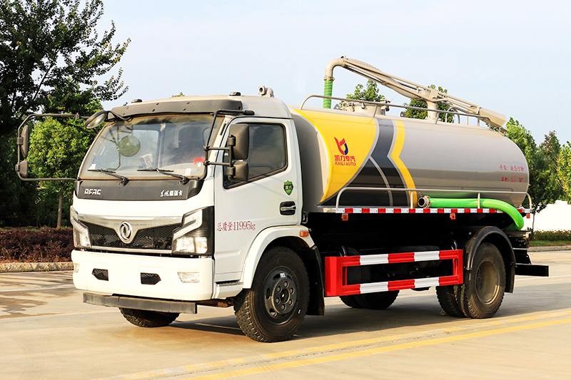 Dongfeng Dafurika Septic Tank Truck, 9.2 cubic meters