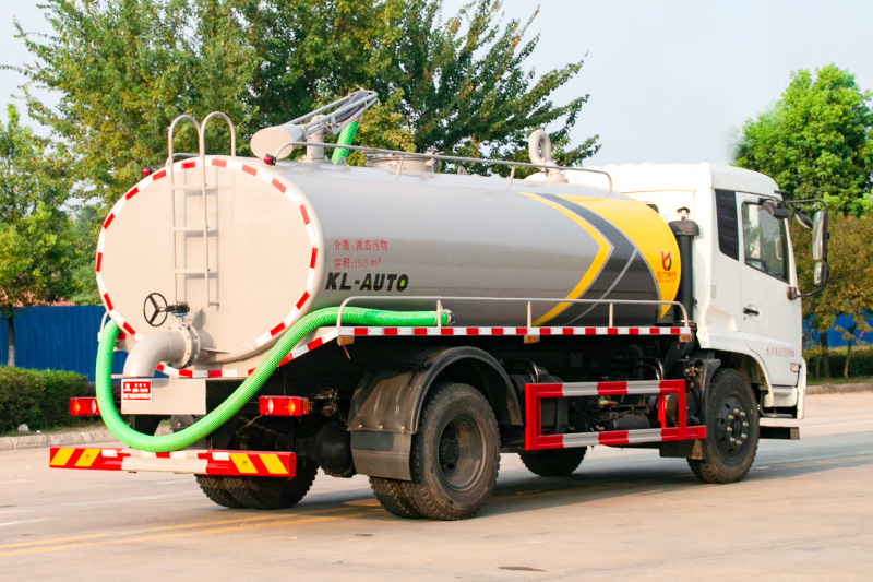 Dongfeng Tianjin Sewage Suction Truck, 12 cubic meters