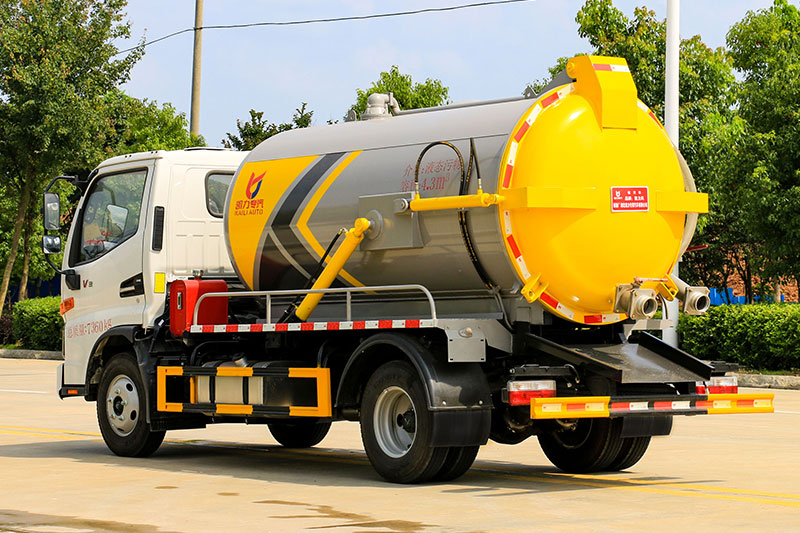 JAC Junling V3 Vacuum Truck, 4.6 cubic meters