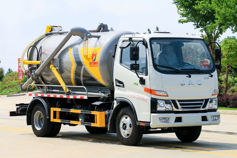 JAC Junling V3 Vacuum Truck, 4.6 cubic meters