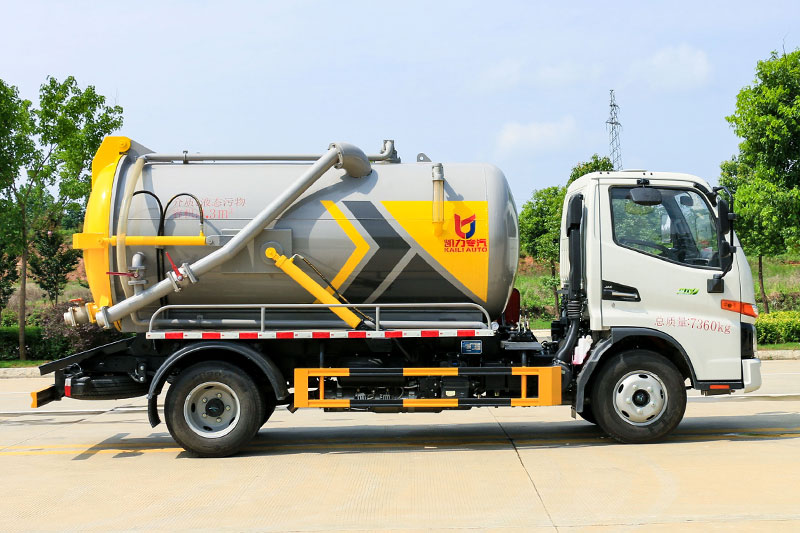 JAC Junling V3 Vacuum Truck, 4.6 cubic meters