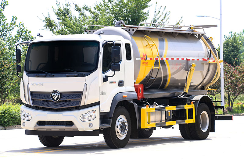 Foton Ruivo ES3 Vacuum Truck, 7.7 cubic meters