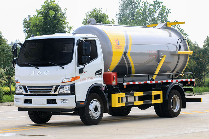 JAC Junling V7 Vacuum Truck, 8.7 cubic meters