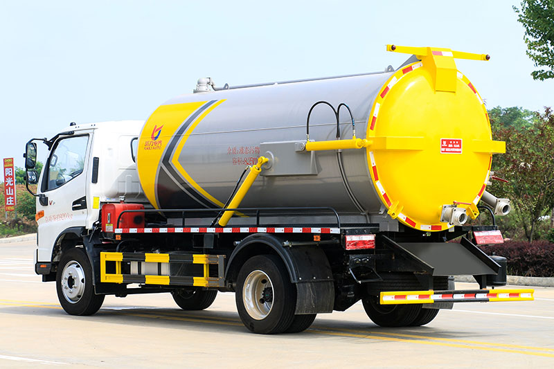 JAC Junling V7 Vacuum Truck, 8.7 cubic meters