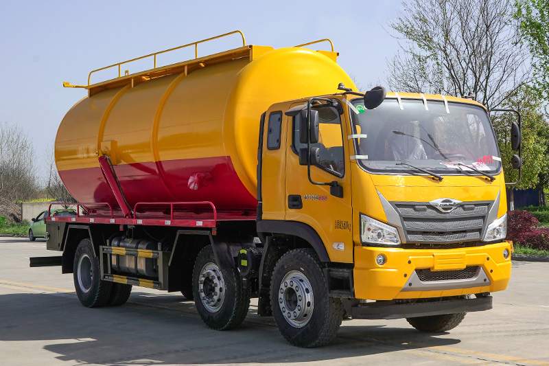 Foton 3-Axle Sewage Suction Truck, 19.7 cubic meters