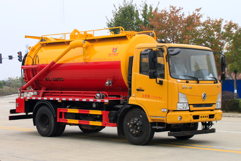 Dongfeng Tianjin KS Cleaning and Sewage Suction Truck (Integrated Tank) 10.5 cubic meters